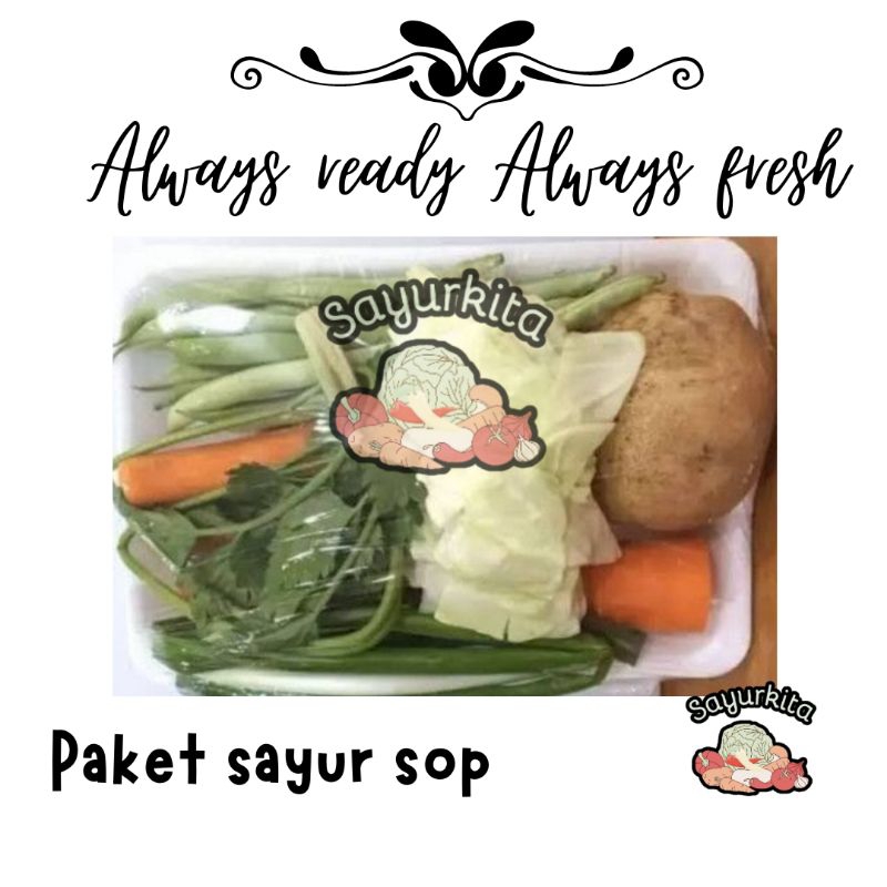 

paket sayur sop