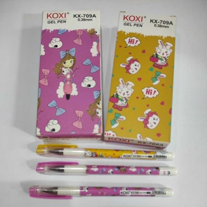 

Pen gel koxi fancy kx-709A. 0,38mm