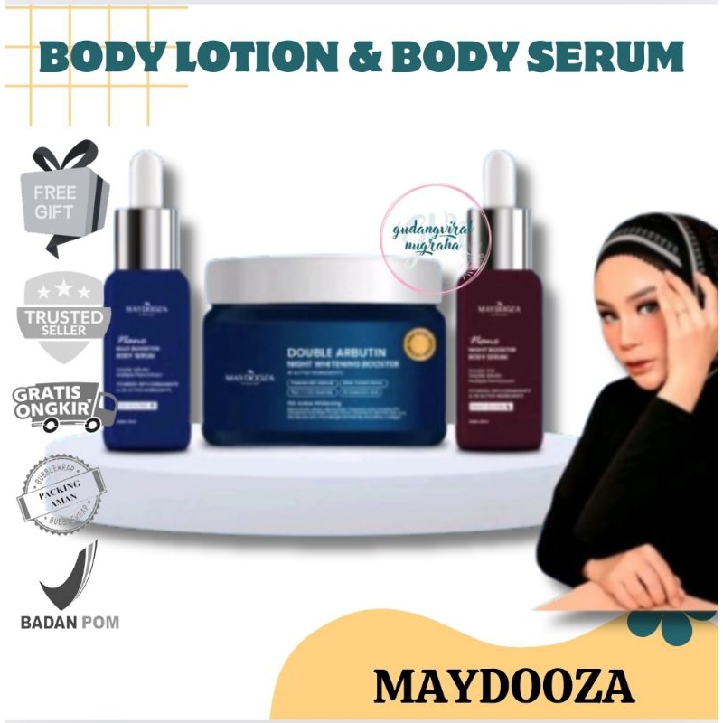~GVN~ [READY] MAYDOOZA BODY LOTION INFUSED WHITENING 15X ACTIVE WHITENING + 4X ACTIVE INGRIDIENTS HI