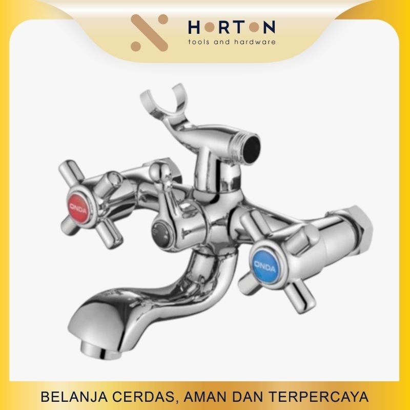 Kran Bathup Shower Panas Dingin ONDA K-404-CT / Kran Air Onda Pabas Dingin Original