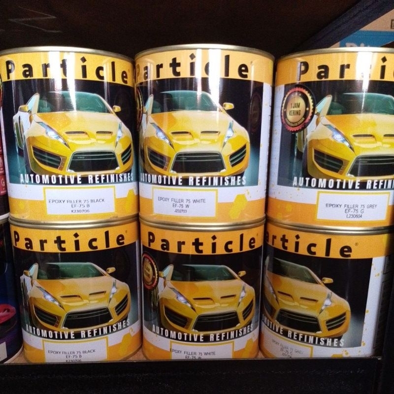 EPOXY Particle Auto Bright ABU PUTIH HITAM CAT DASAR