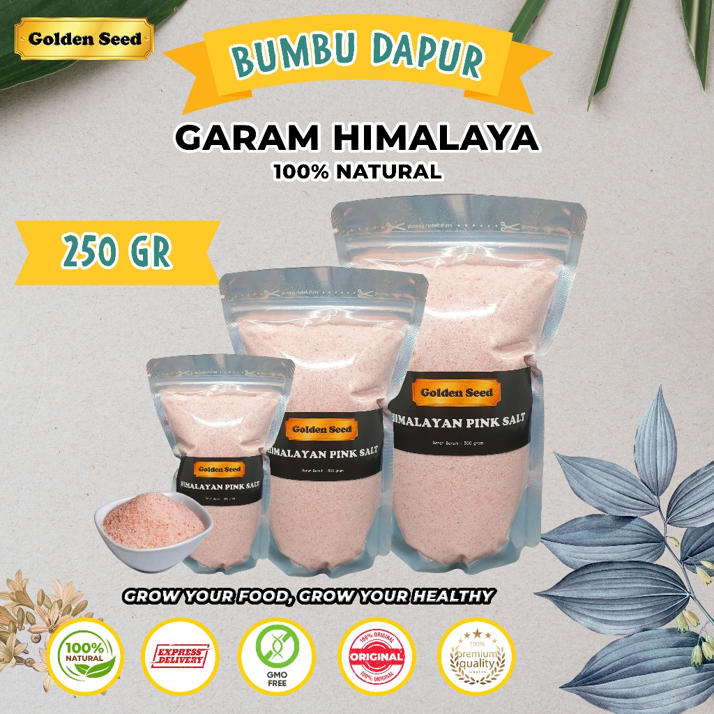 

GARAM HIMALAYA 250GR PREMIUM - HIMALAYAN PINK SALT 250 GR