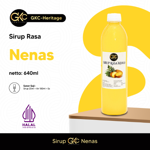 

Sirup Nenas 640ml Minuman Syrup Pineapple