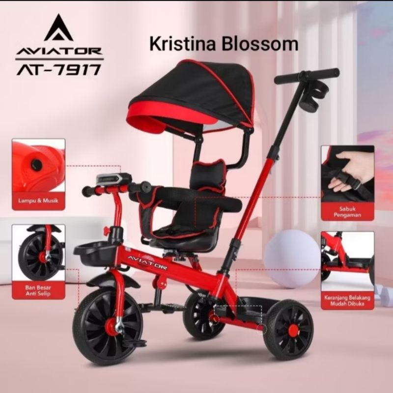 SEPEDA RODA 3 AVIATOR TERBARU AT 7917