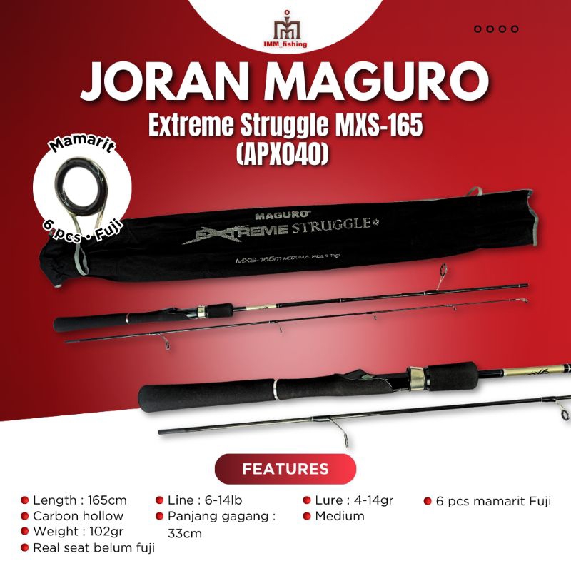 JORAN MAGURO EXTREME STRUGGLE | Tongkat Pancing | Fishing Rod | Spinning