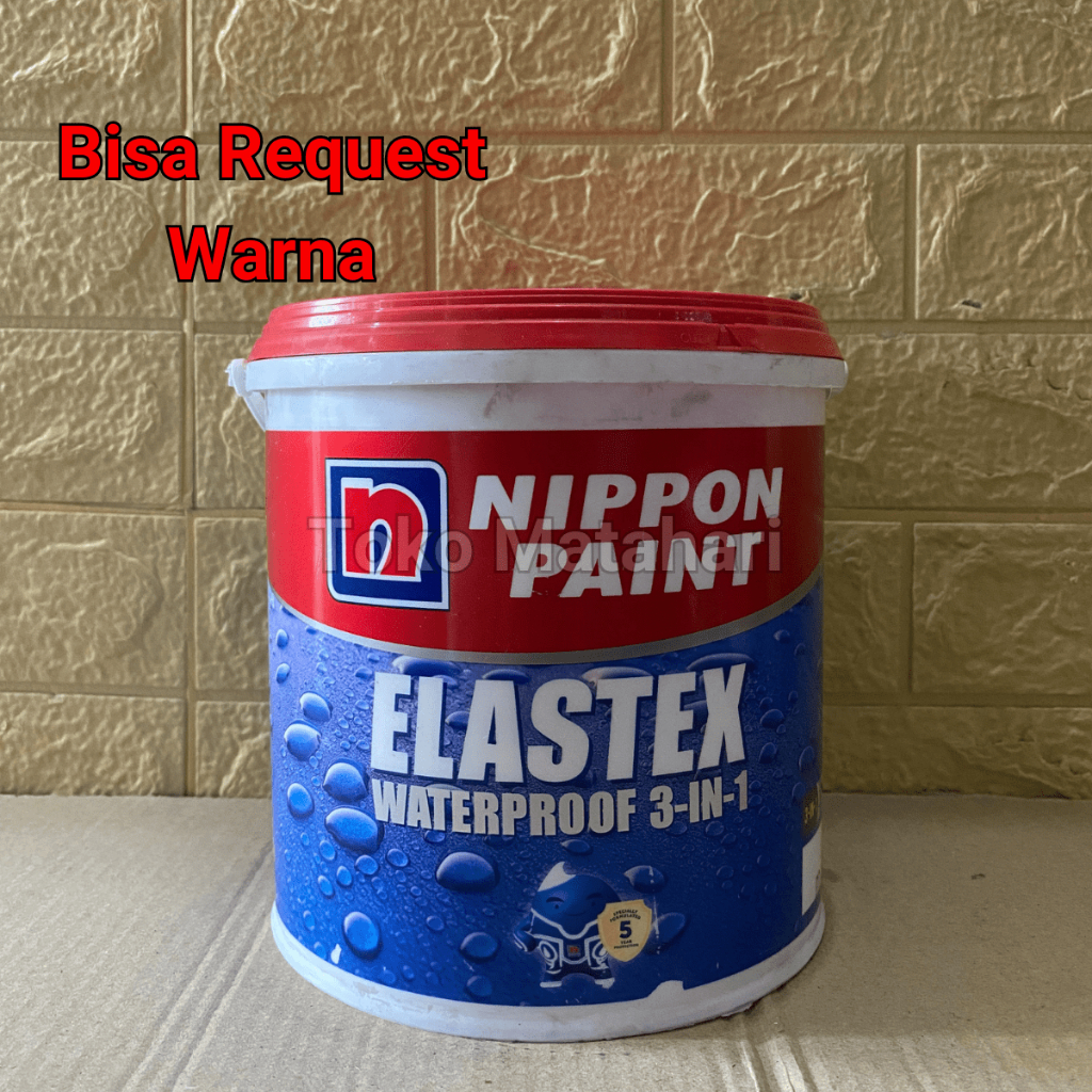 Cat Tembok Nippon Paint Elastex Waterproof 4 kg