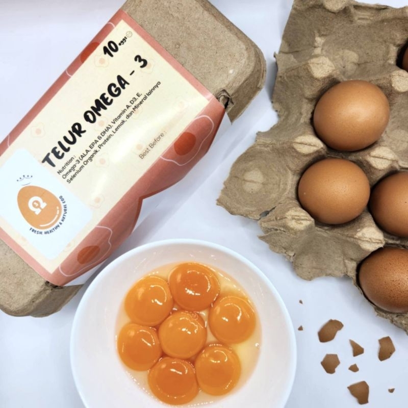 

Telur Omega 3 isi 10 butir (Baru Setiap Hari)