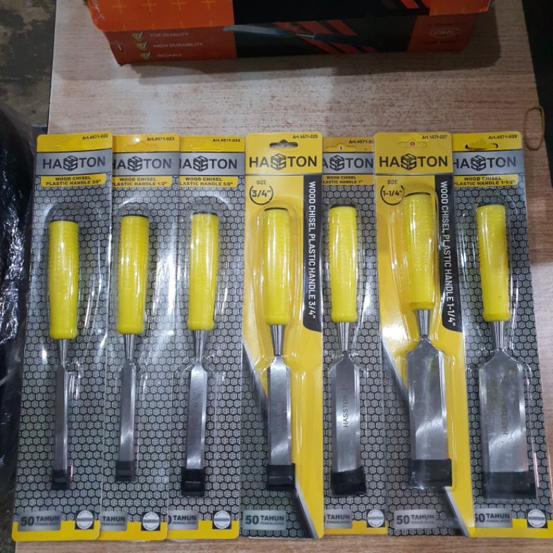 [HASSTON] PAHAT KAYU | TATAH KAYU | WOOD CHISEL GAGANG PLASTIK