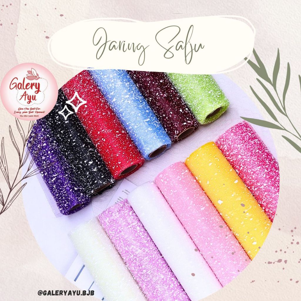 

(50 x 50 CM) Snow Mesh/ Jaring Salju/ Jaring Buket Salju