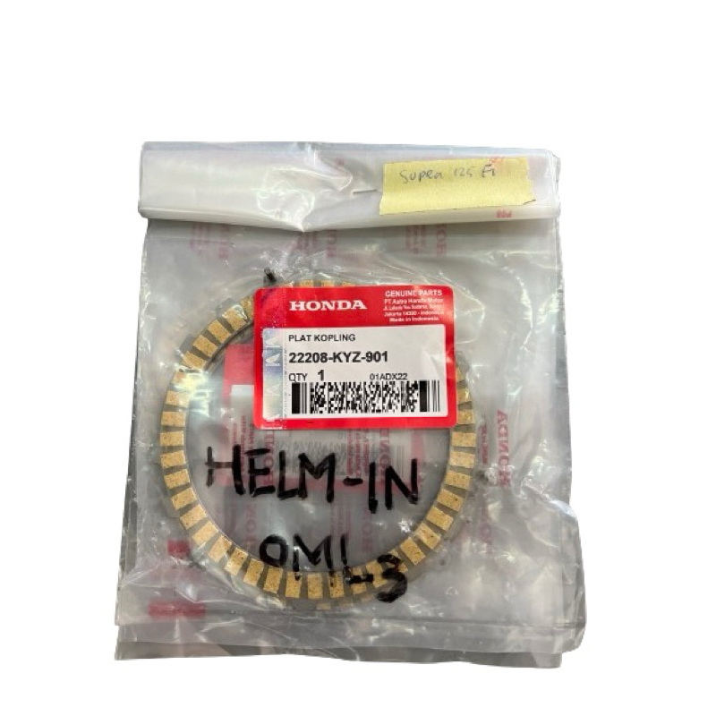 kampas kopling 1 set racing /plat kopling Supra x 125 helm in fi ,Blade new fi (KYZ)