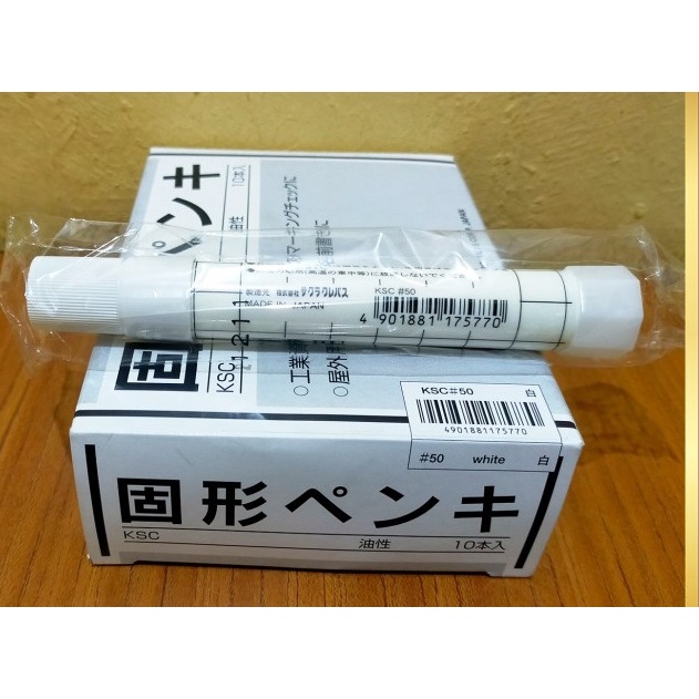 

Spidol Putih Sakura Solid Marker Penanda Besi Permanen Japan White Besar