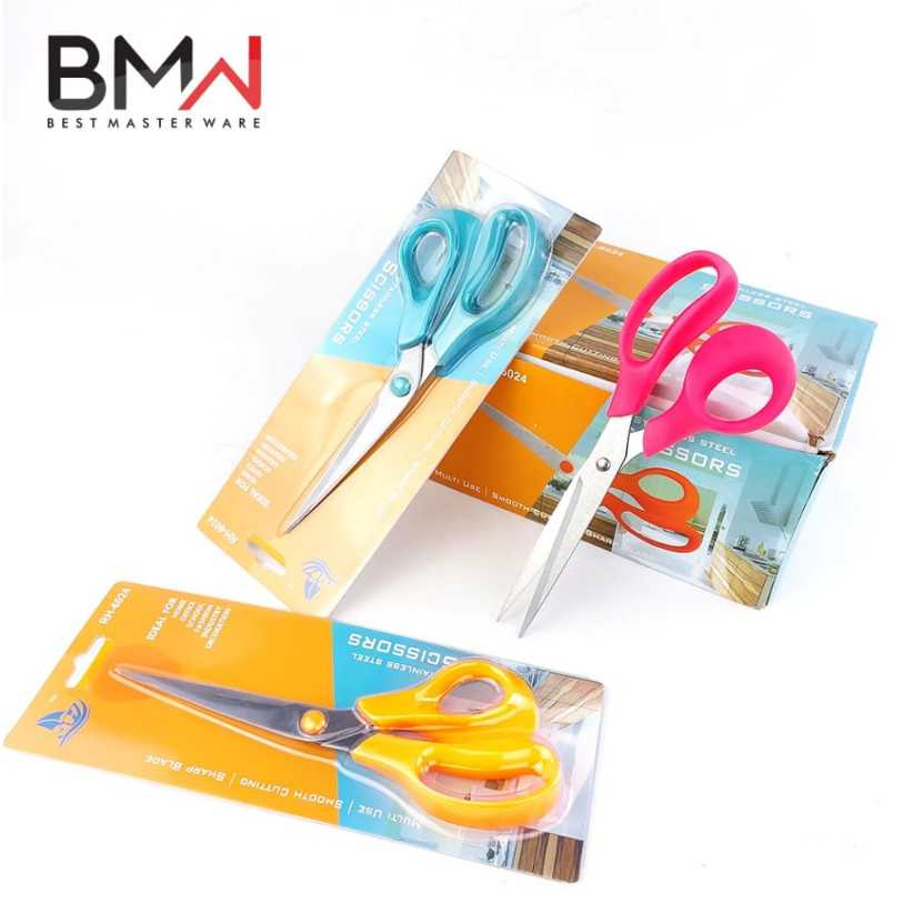 

GB - GUNTING GAGANG PLASTIK WARNA - GUNTING KERTAS MINI/SEDANG - GUNTING SRTAINLESS