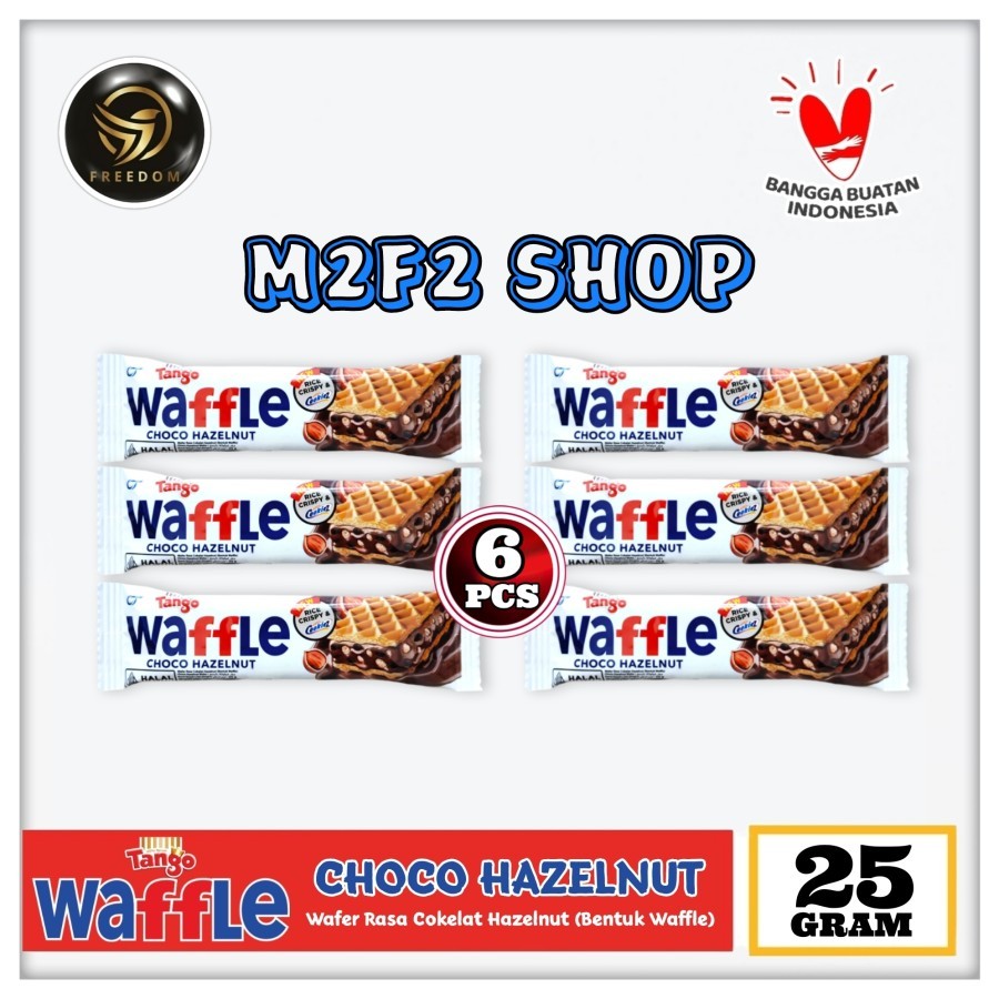 

Tango Waffle Choco Hazelnut | Wafer Krim Cokelat Sachet - 25 gr (Kemasan 6 Pcs)