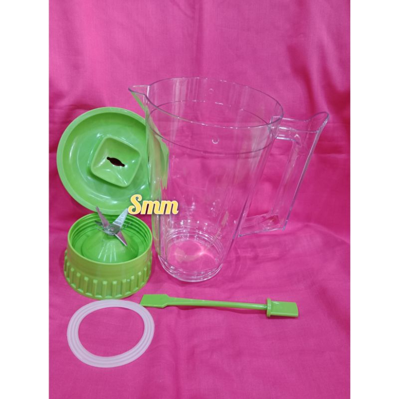 GELAS SET PLASTIK BLENDER JUMBO 1,5 LITER MIYAKO