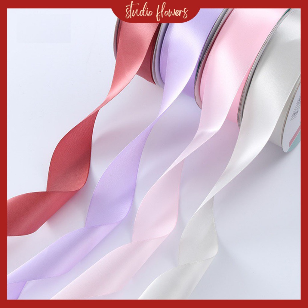 

(ROLL) Pita Satin 4CM Pita Buket Bunga Pita Kado Pita Hiasan PT01