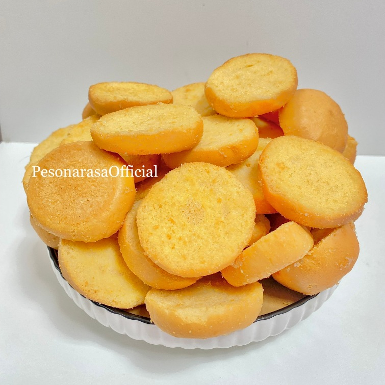 

Bagelen Pulen Bandung Mini 100g - 1KG Roombutter / Vanilla Roti Kering Bagelan Kiloan by Pesonarasa