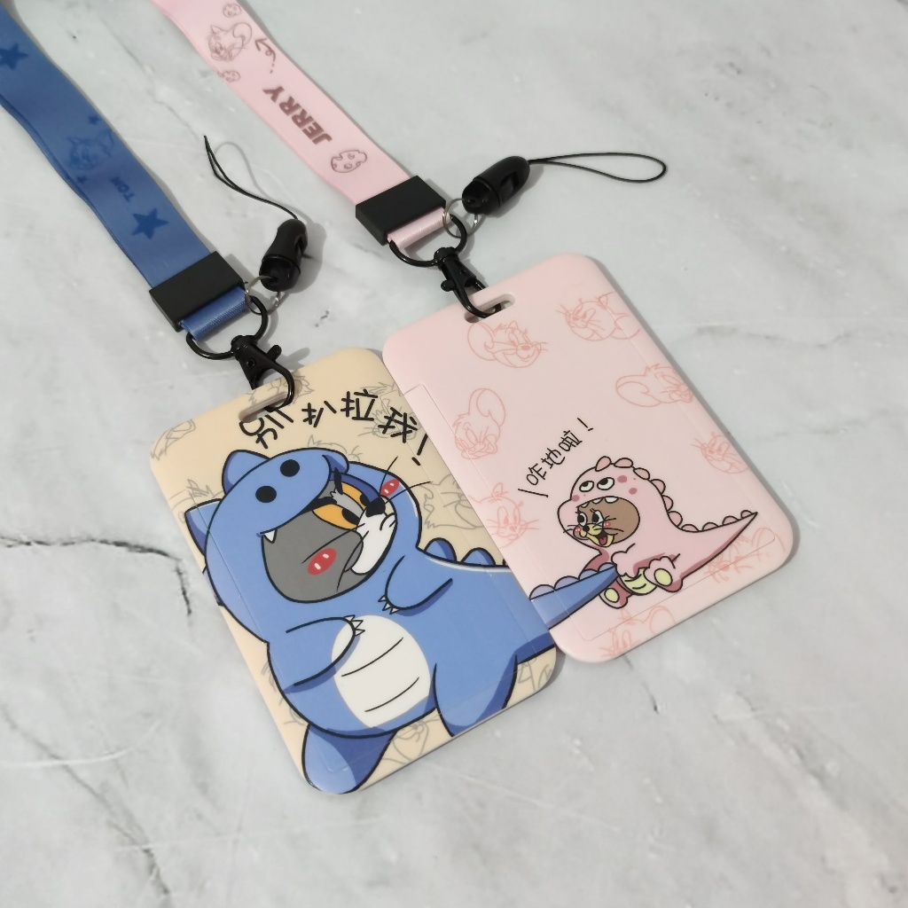 

Kalung Holder Kartu Lucu Karakter Tom and Jerry Couple/ ID Card Holder Name Tag Lanyard