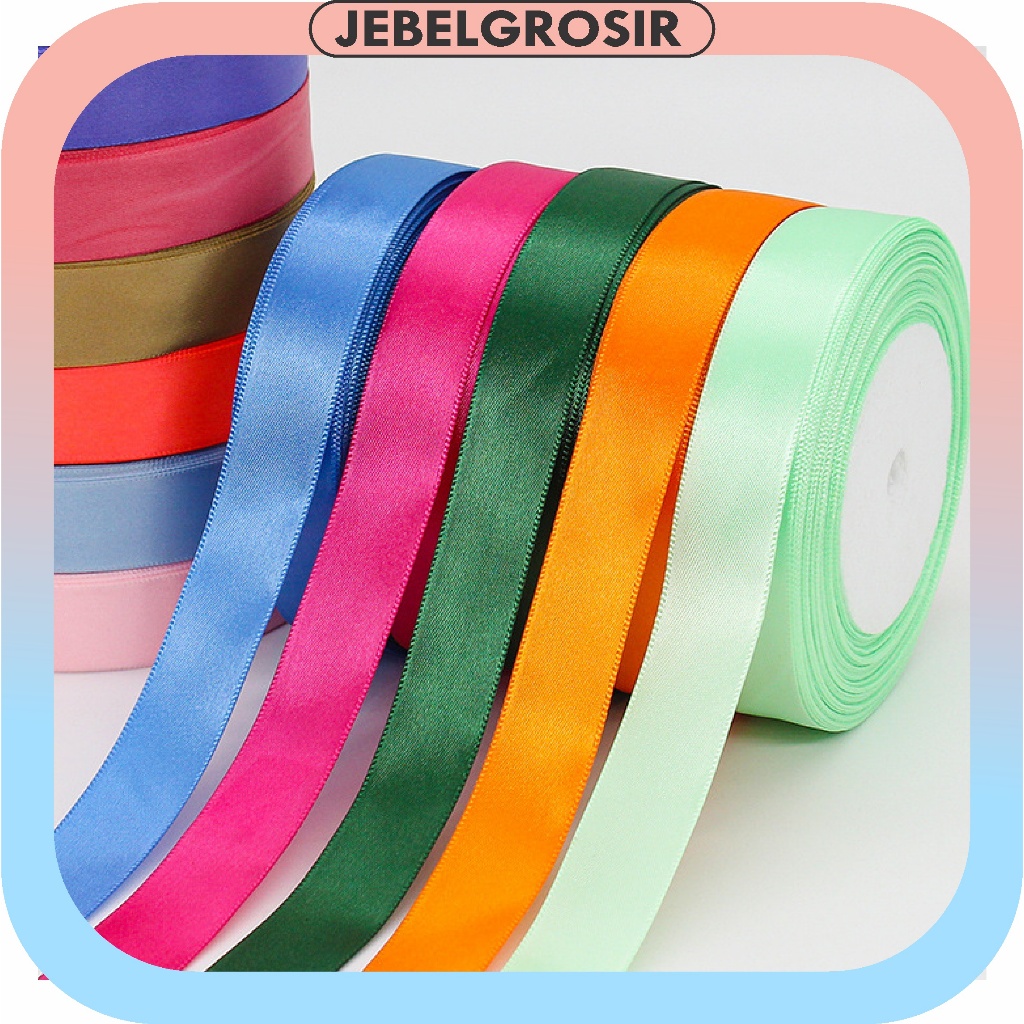 

Pita Satin 2 CM ROLL Pita kado gift bouquet bunga dekorasi PT01