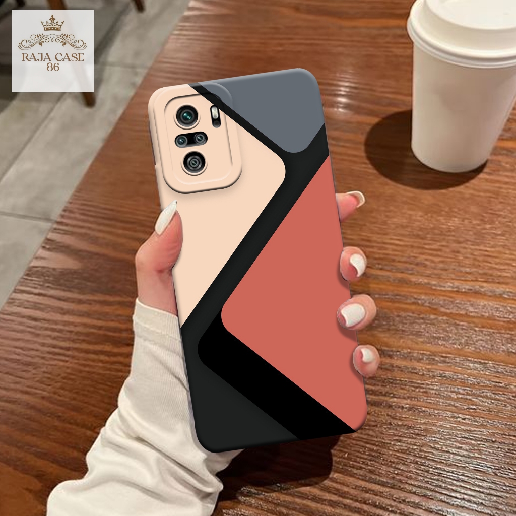 Case Xiaomi Redmi Note 10s - Rajacase - Casing Redmi Note 10s - Motif case Abstrak - Pelindung handp