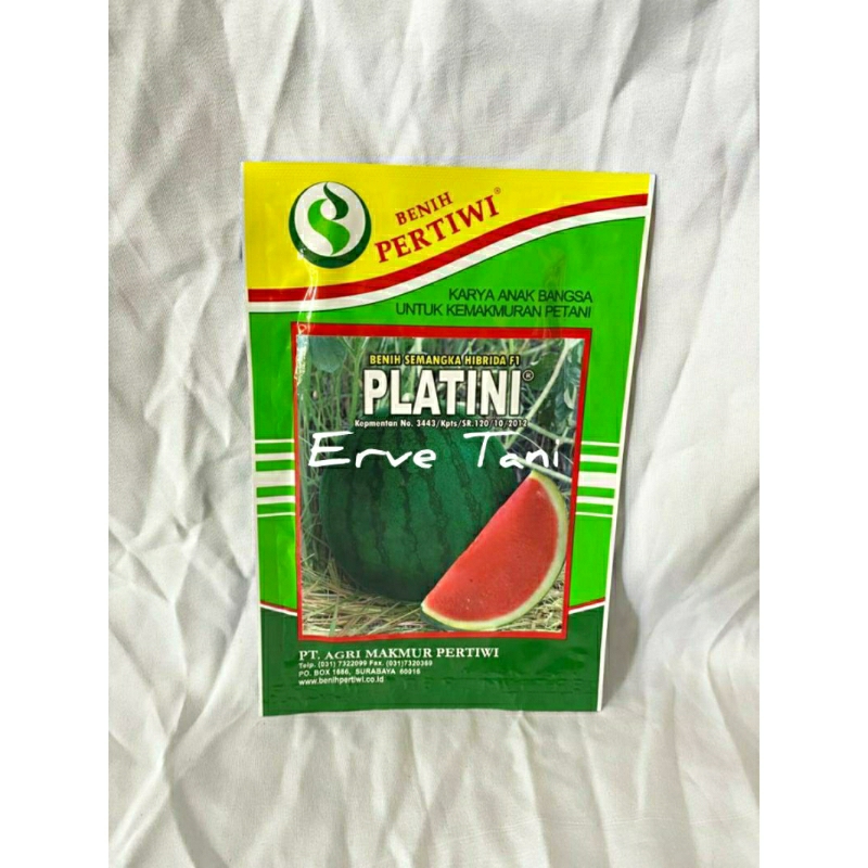 BENIH SEMANGKA HIBRIDA F1 PLATINI KEMASAN 20 GRAM