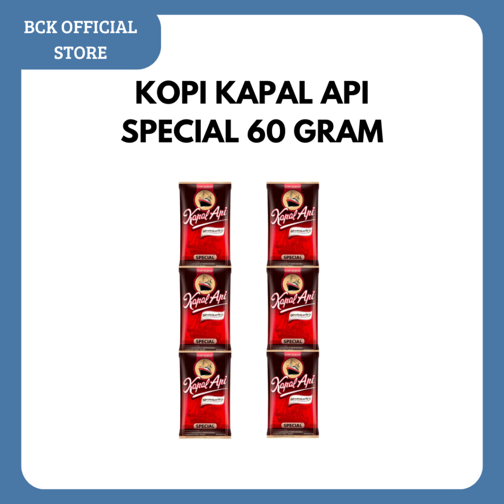 

Kopi Kapal Api Special 60gram (6 PCS)