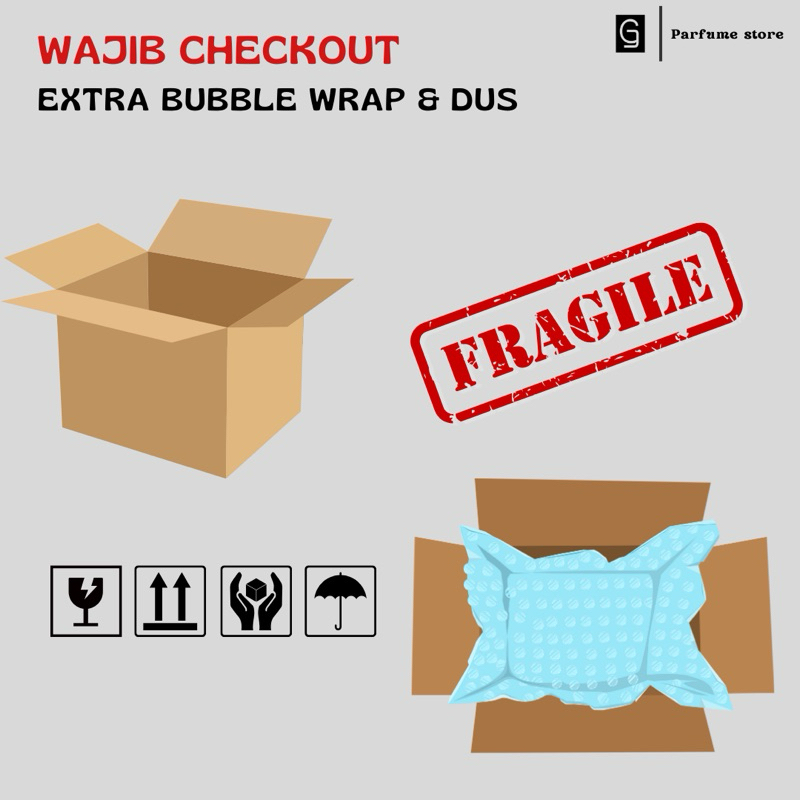 

[ WAJIB DI CHECKOUT ] Extra Bubble Wrap & Dus