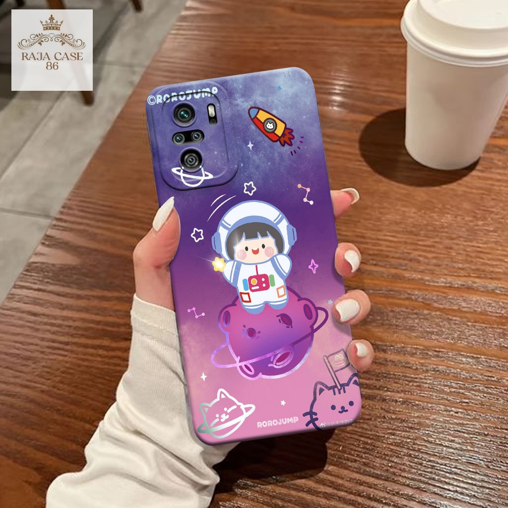 Case Xiaomi Redmi Note 10s - Rajacase - Casing Redmi Note 10s - Motif case Cartoon- Pelindung handph