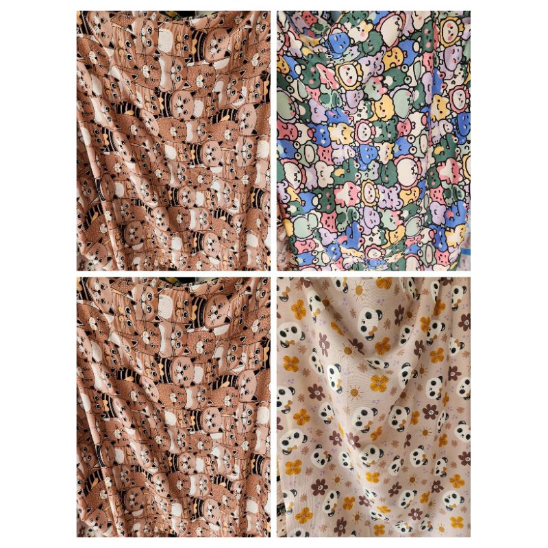 bahan  katun rayon motif terbaru harga 0.5meter.menerima jasa jahit berbagai macam baju homamade lak