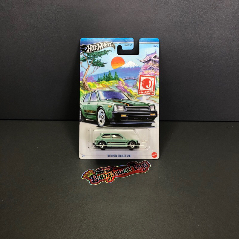 Hot Wheels 81 Toyota Starlet KP61