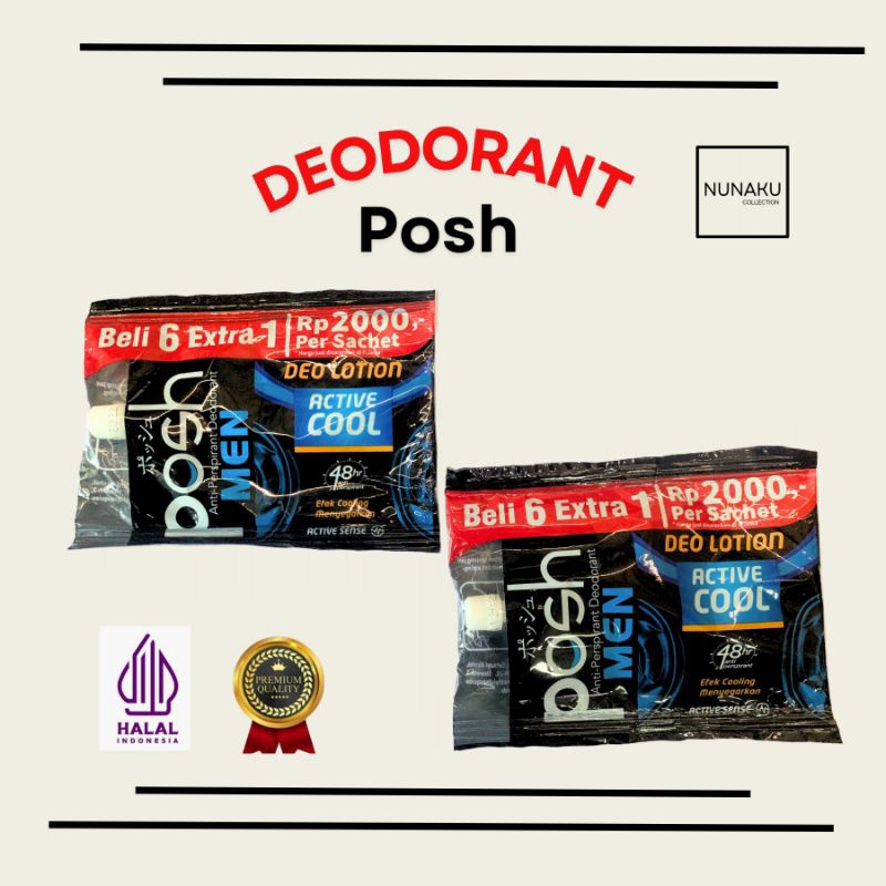 posh deodorant men sachet