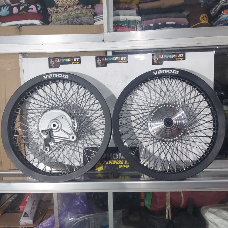 Velg Pelek Venom Set Depan Belakang PNP Honda Astrea grend prima