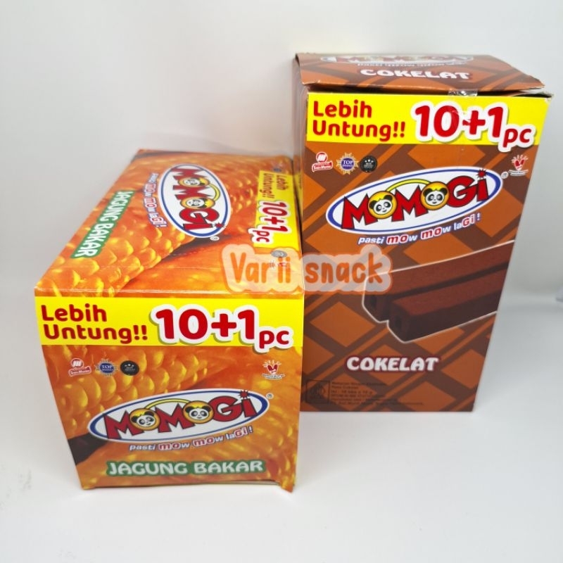 

Momogi Jagung Bakar / coklat 1000 1 Box 10 pcs