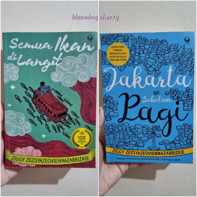 Preloved Novel Semua Ikan di Langit Jakarta Sebelum Pagi by Ziggy Zesyazeoviennazabrizkie