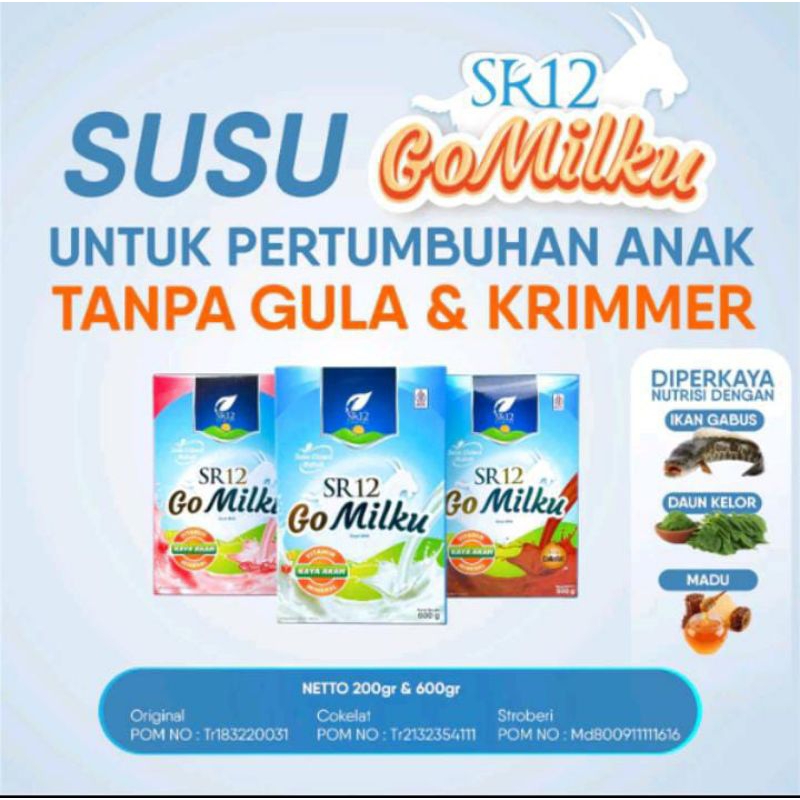 

Susu Kambing Etawa Go Milku SR12