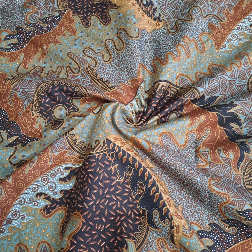 Kain Batik Warna Hijau Sage Murah Asli Batik Pekalongan Kain Batik Meteran