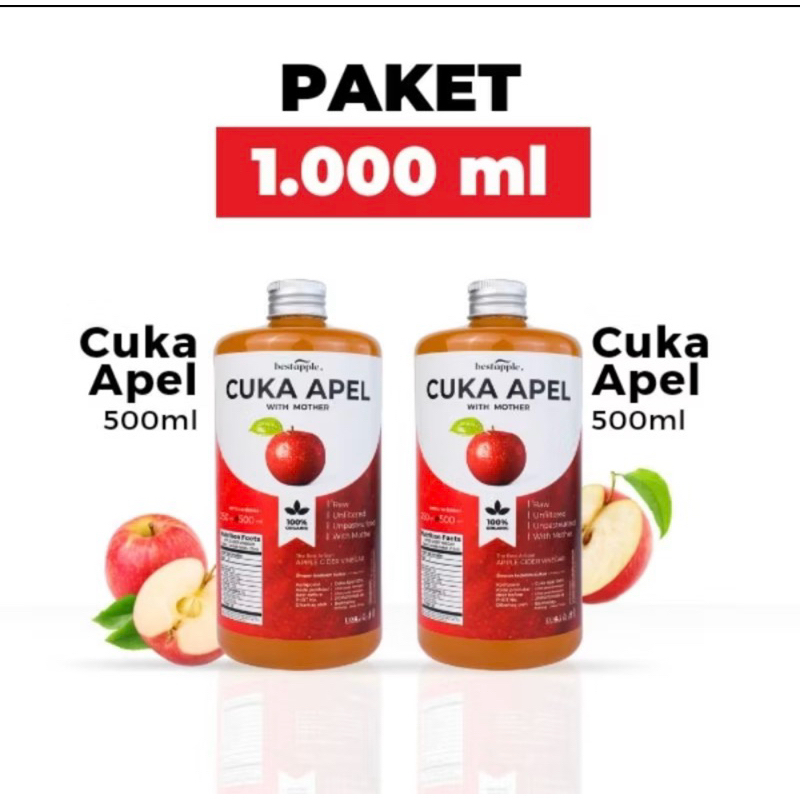 

Cuka Apel Murni Original