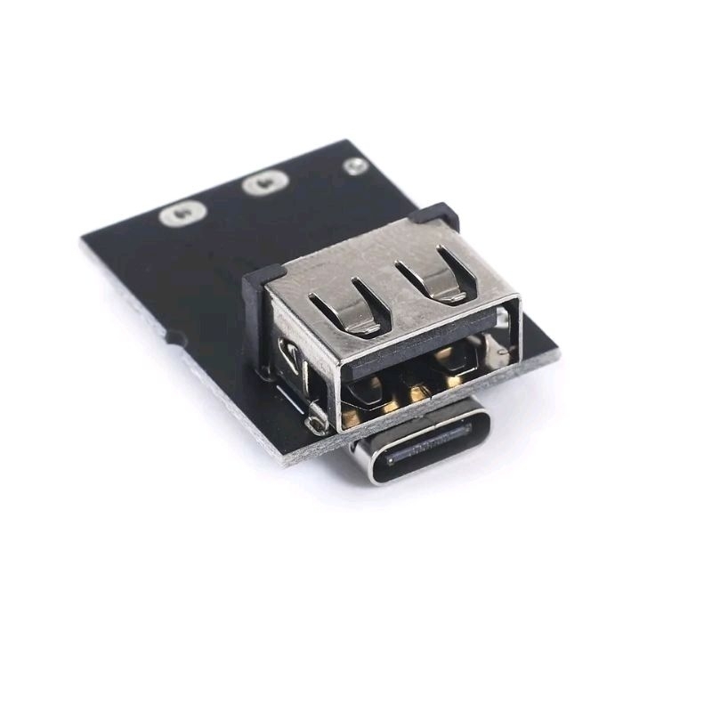 Modul Power Bank USB Type-C Fast Charger Step Up Baterai 18650 Lithium 5V 2A