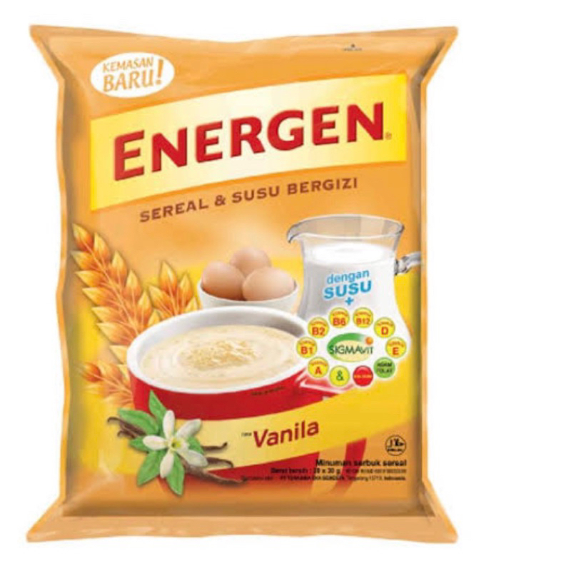 

Energen susu & sereall vanilla