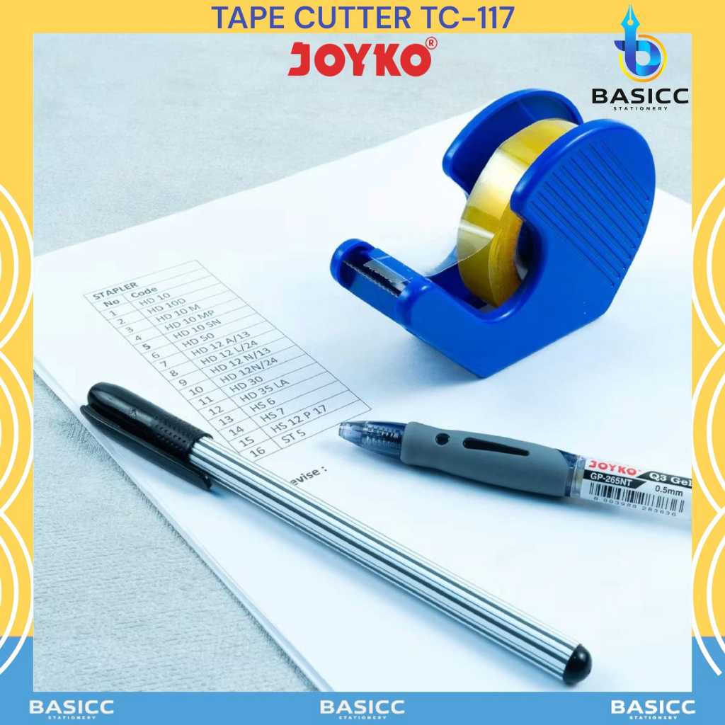 

Joyko Tape Cutter Pemotong Pita Perekat TC-117 | @ 1Pcs
