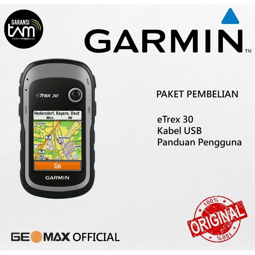 Gps Garmin Etrex 30 Bekas / Gps Garmin etrex 30