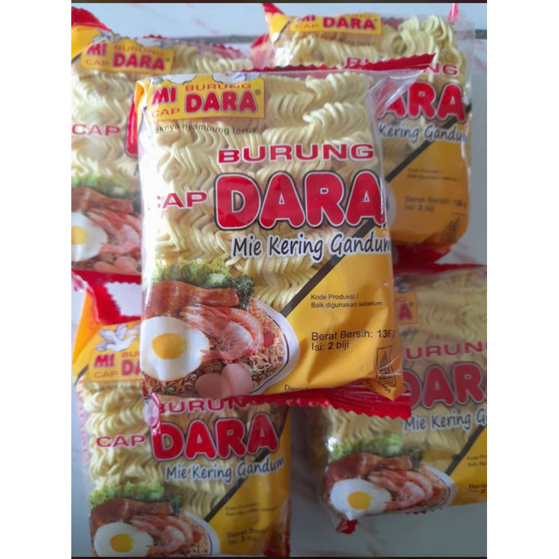 

Mie Burung dara / mir kuning / mie kriting