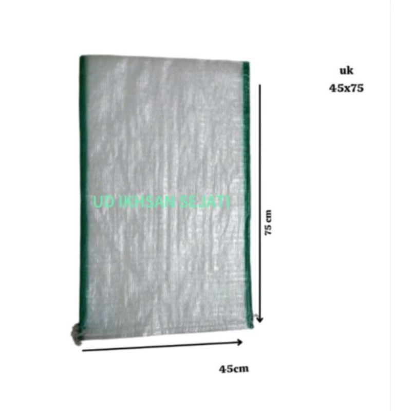 Karung Beras Transparan Polos Baru 25kg ( 1pcs )
