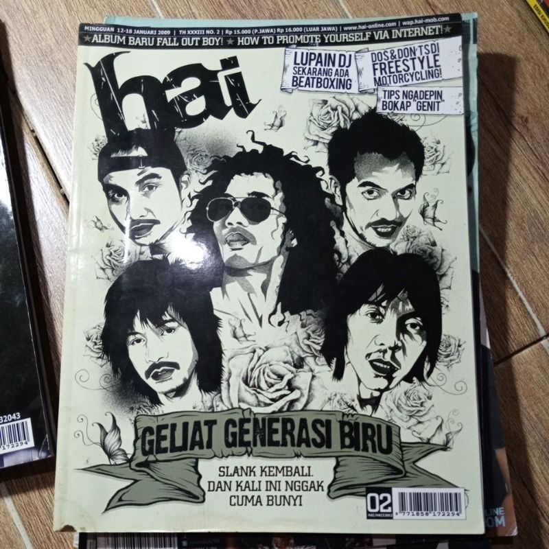 MAJALAH HAI COVER SLANK, EDISI  12 - 18 JAN 2009, majalah used, seken, original