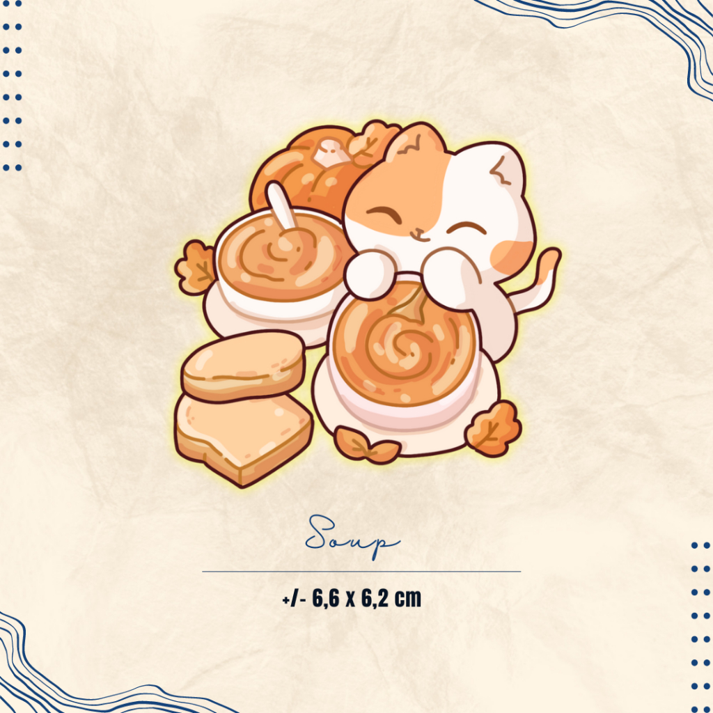

Soup Sticker Aesthetic Pumpkin Autumn Collection