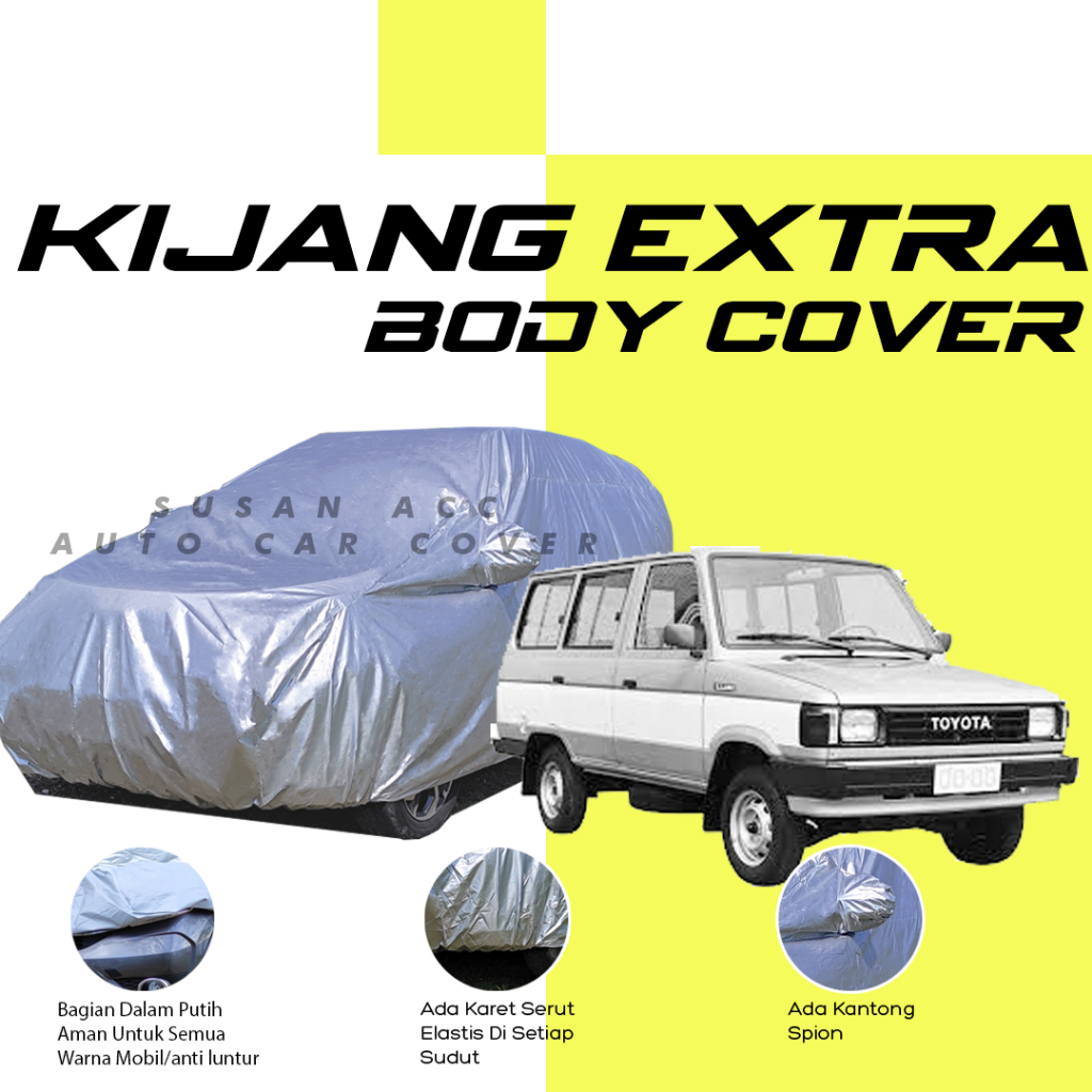 KIJANG EXTRA Body Cover Mobil kijang extra Sarung Mobil kijang extra MOBIL kijang lsx kijang lgx kij