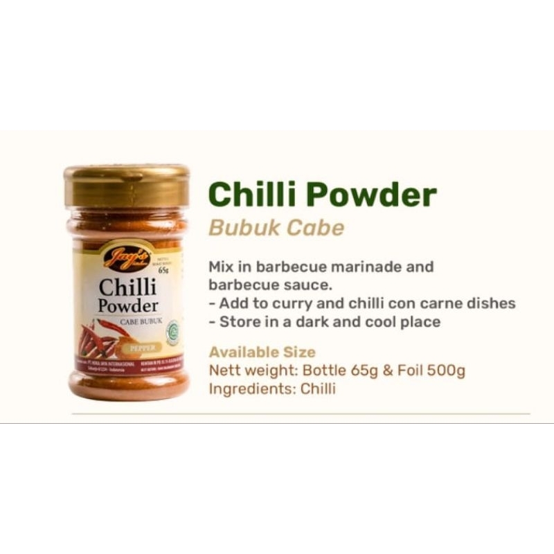 

BUBUK CABE - CHILI POWDER JAYS