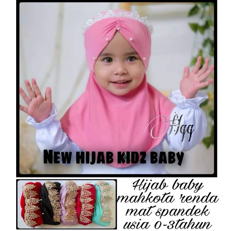 Hijab anak mahkota panjang