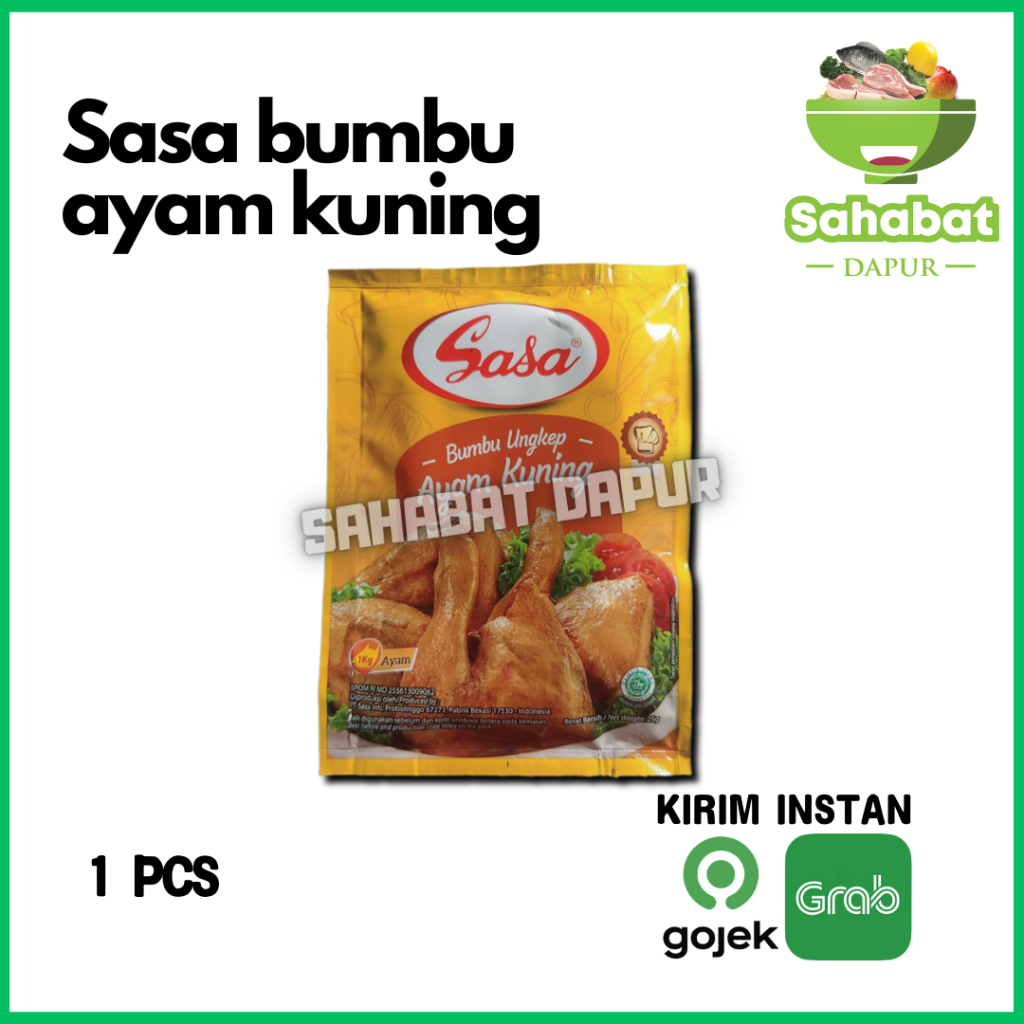 

Sasa Bumbu Ungkep Ayam Kuning 25gr - Sahabatdapur