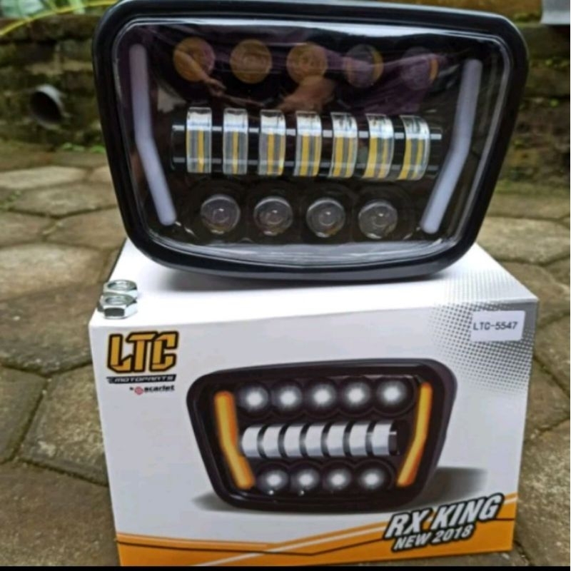 Lampu daymaker rx king ovall LTC // Reflektor daymaker Led rx king Merk LTC