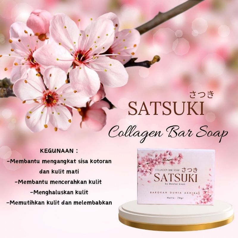 satsuki Collagen Bar Soap by Master Liem
